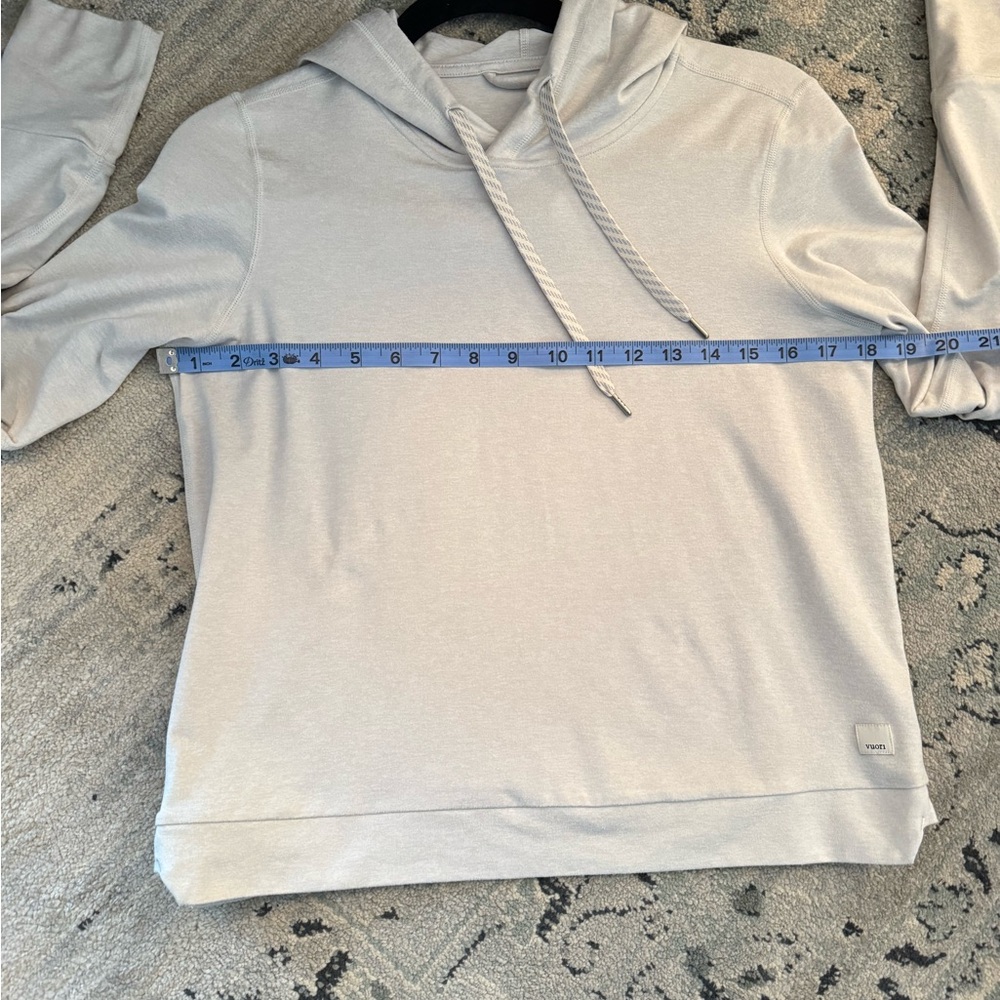 Vuori Light Gray Pullover Hoodie - Picture 5 of 8